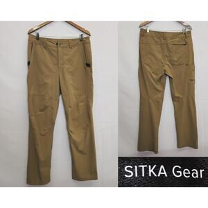 Sitka Gear Territory Pants Men's 36x31 Tan Beige Outdoor Hiking #W4684